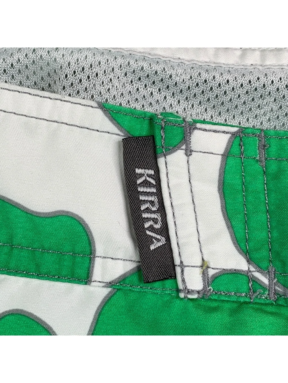 Kirra Men's Green and White Floral Board Shorts